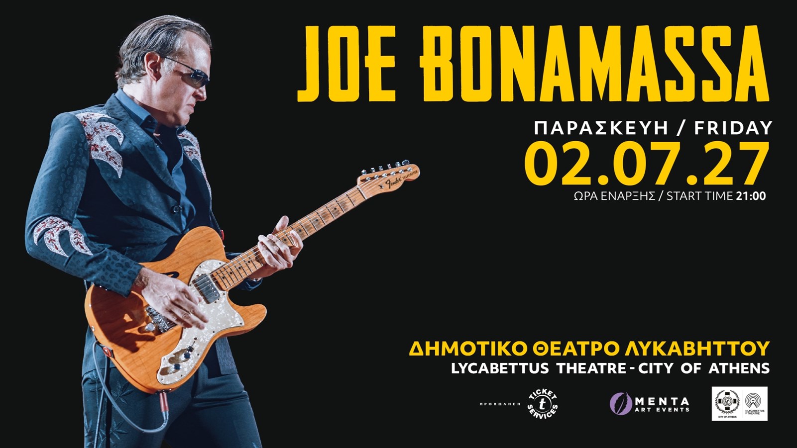 Joe Bonamassa live in Athens