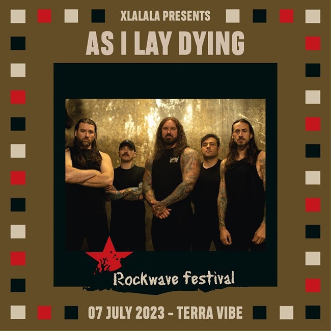 As I lay dying Rockwave festival 2023