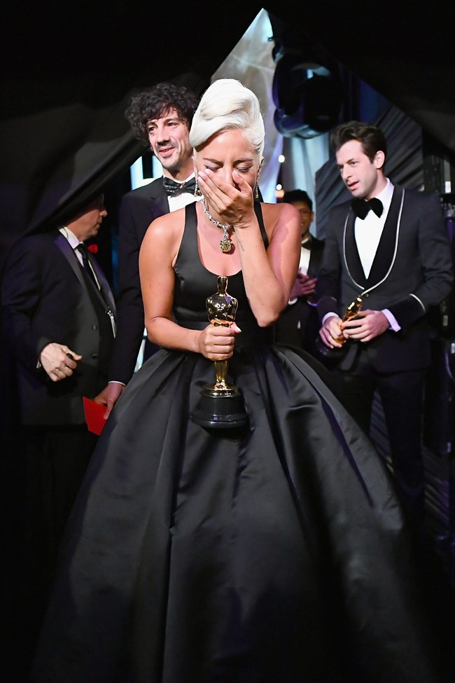 Gaga crying