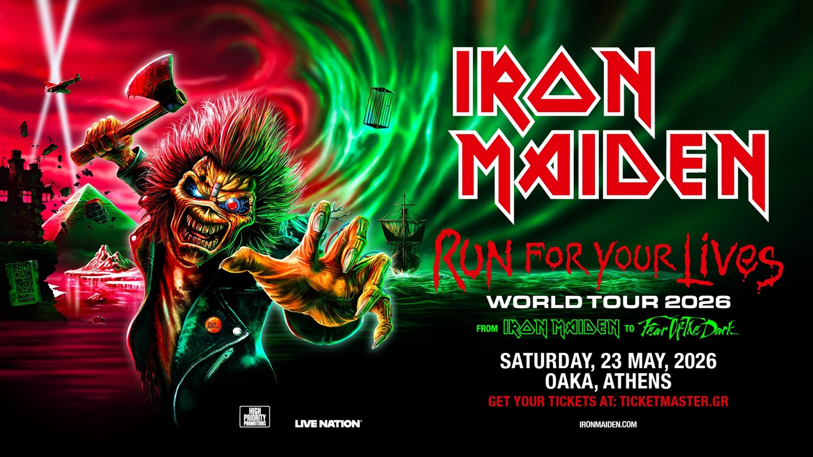 Iron Maiden live in Athens