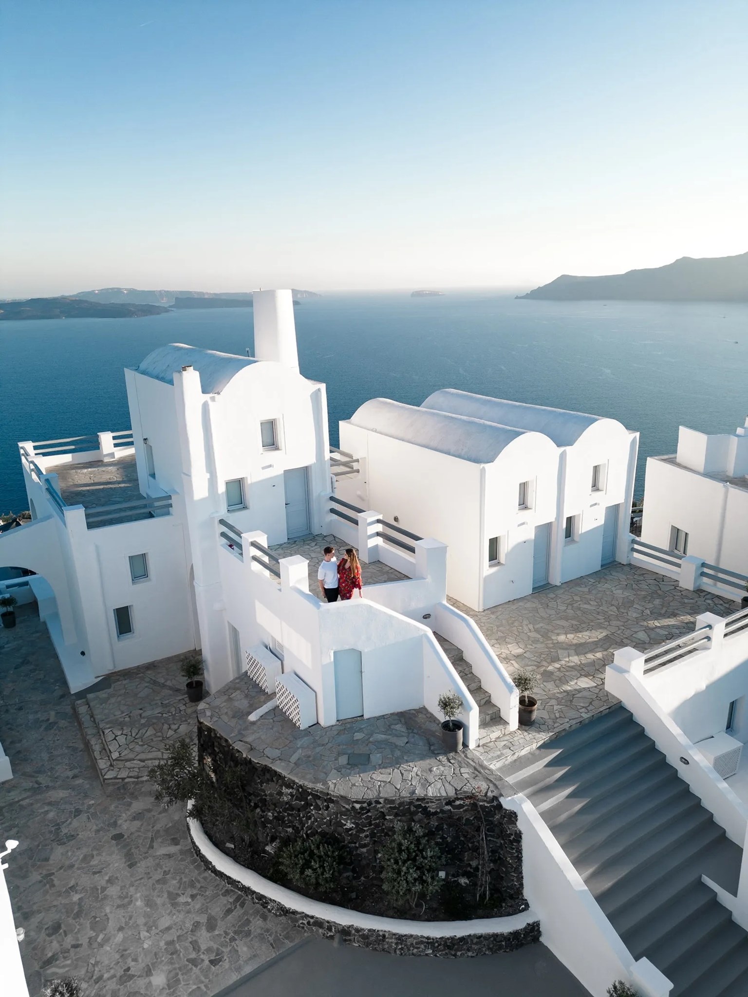 Mr & Mrs White Oia Santorini