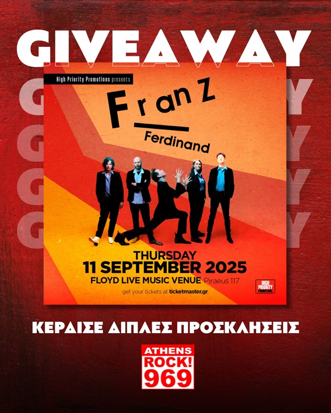 GIVEAWAY - 969 ROCK FM - FRANZ FERDINAND