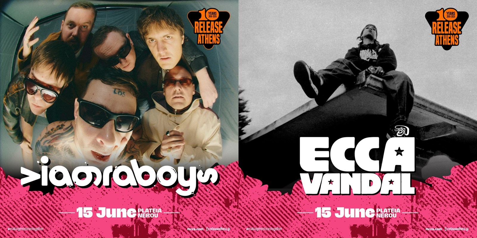 Viagra Boys & Ecca Vandal @ Release Athens 2026