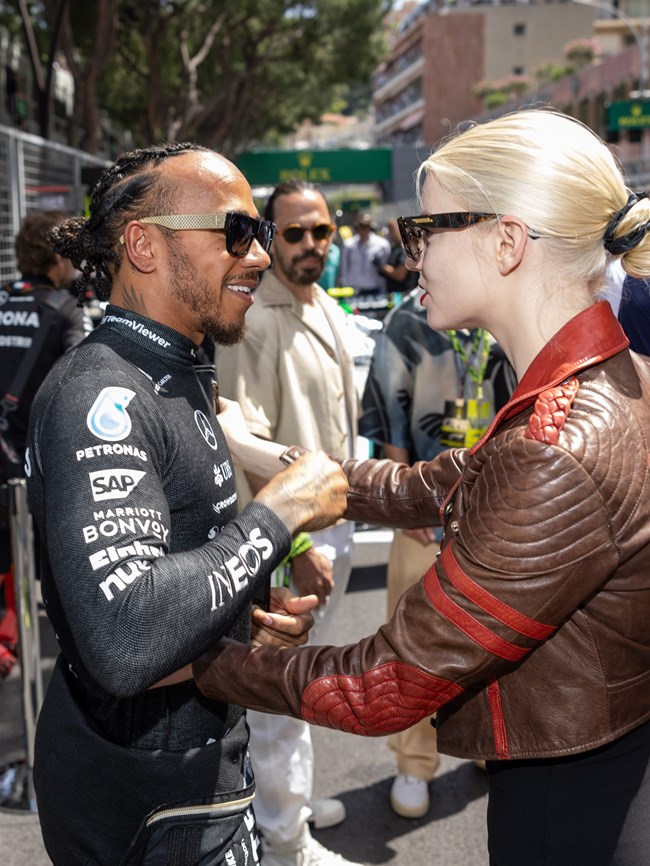 Anya Taylor-Joy Lewis Hamilton