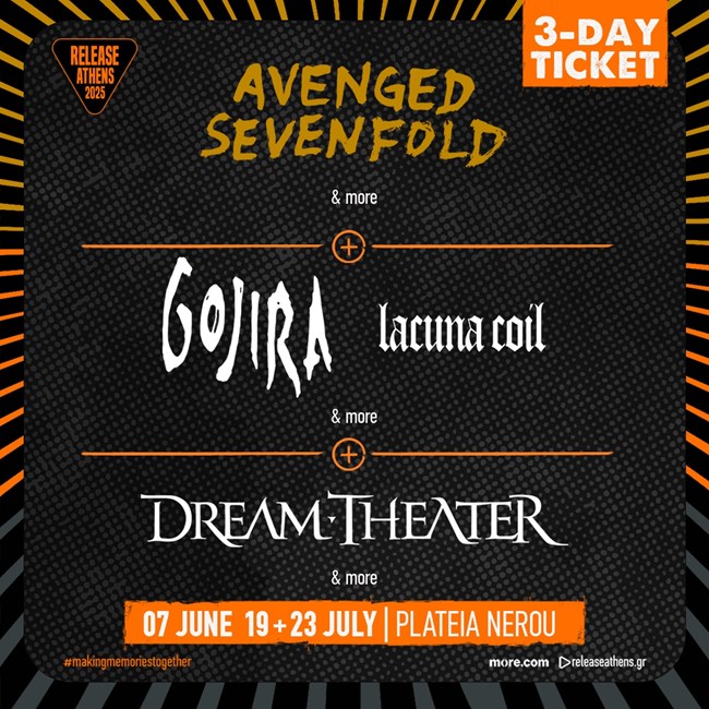 3-day ticket Release Athens 2025
