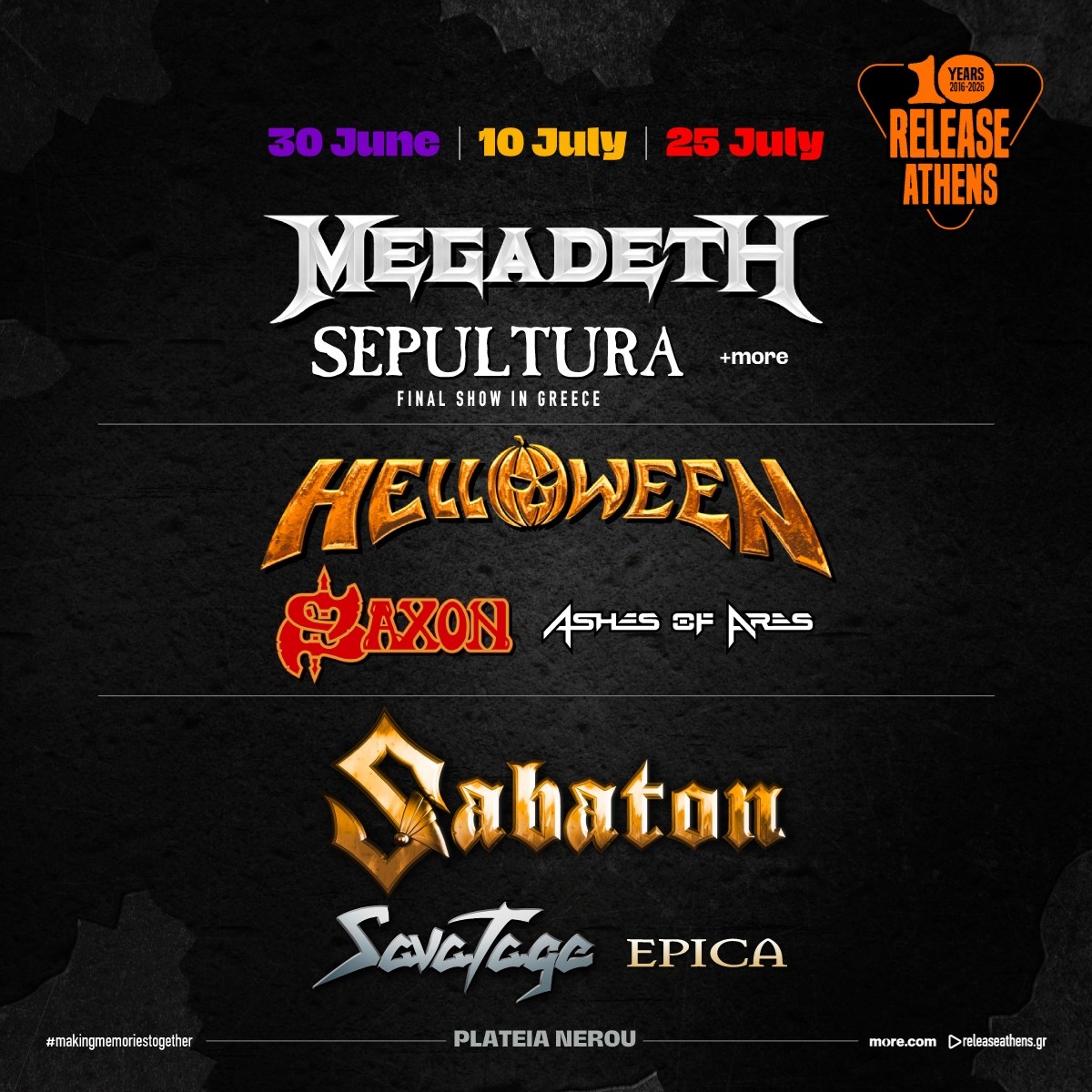 3-day offer metal @ Release Athens 2026