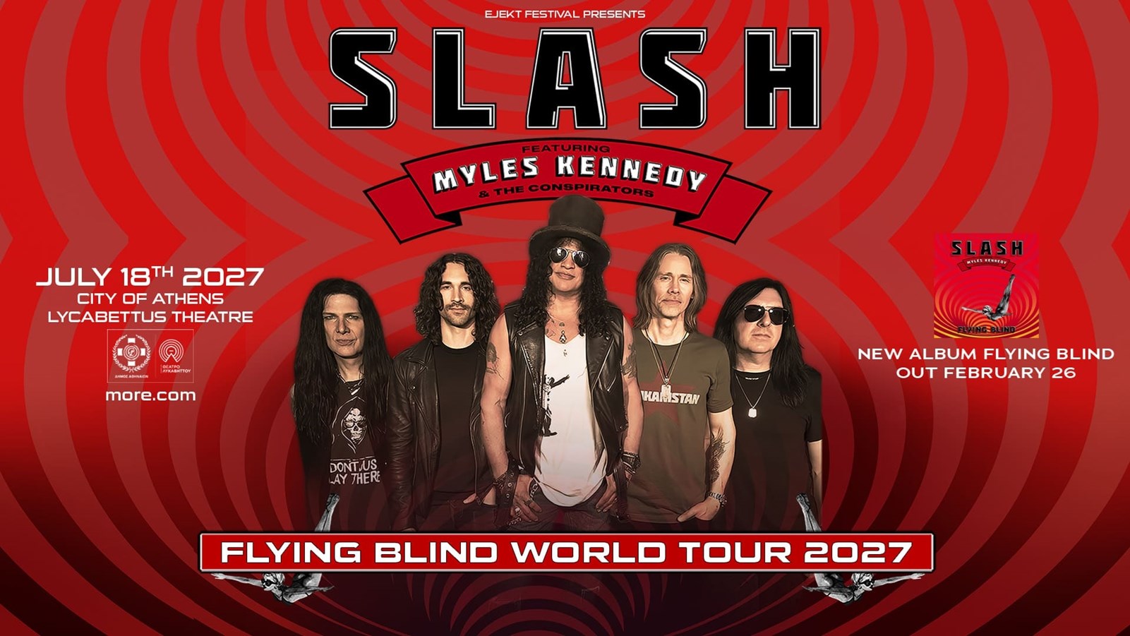 Slash live in Athens