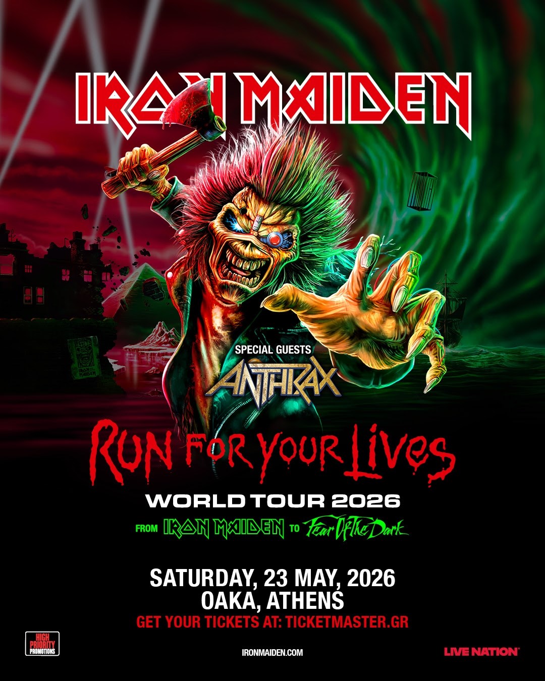 Iron Maiden live in Athens