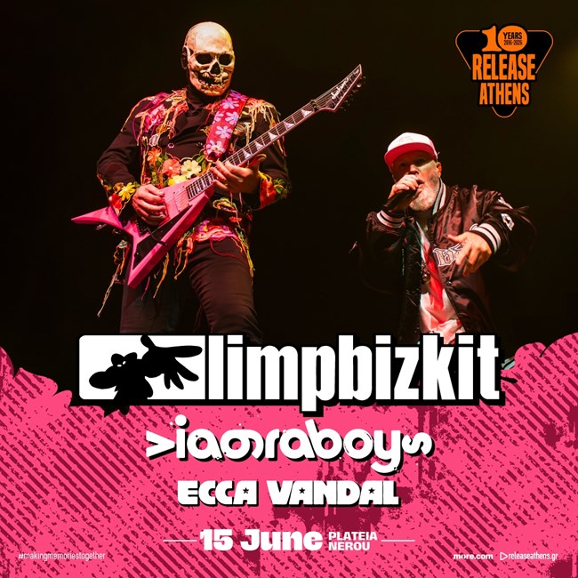 Limp Bizkit, Viagra Boys & Ecca Vandal @ Release Athens 2026