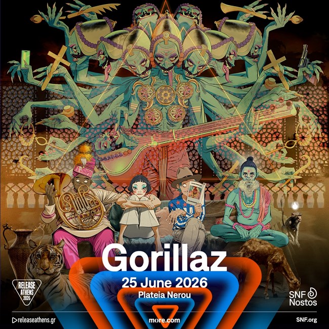 Gorillaz @ Release Athens x SNF Nostos 2026
