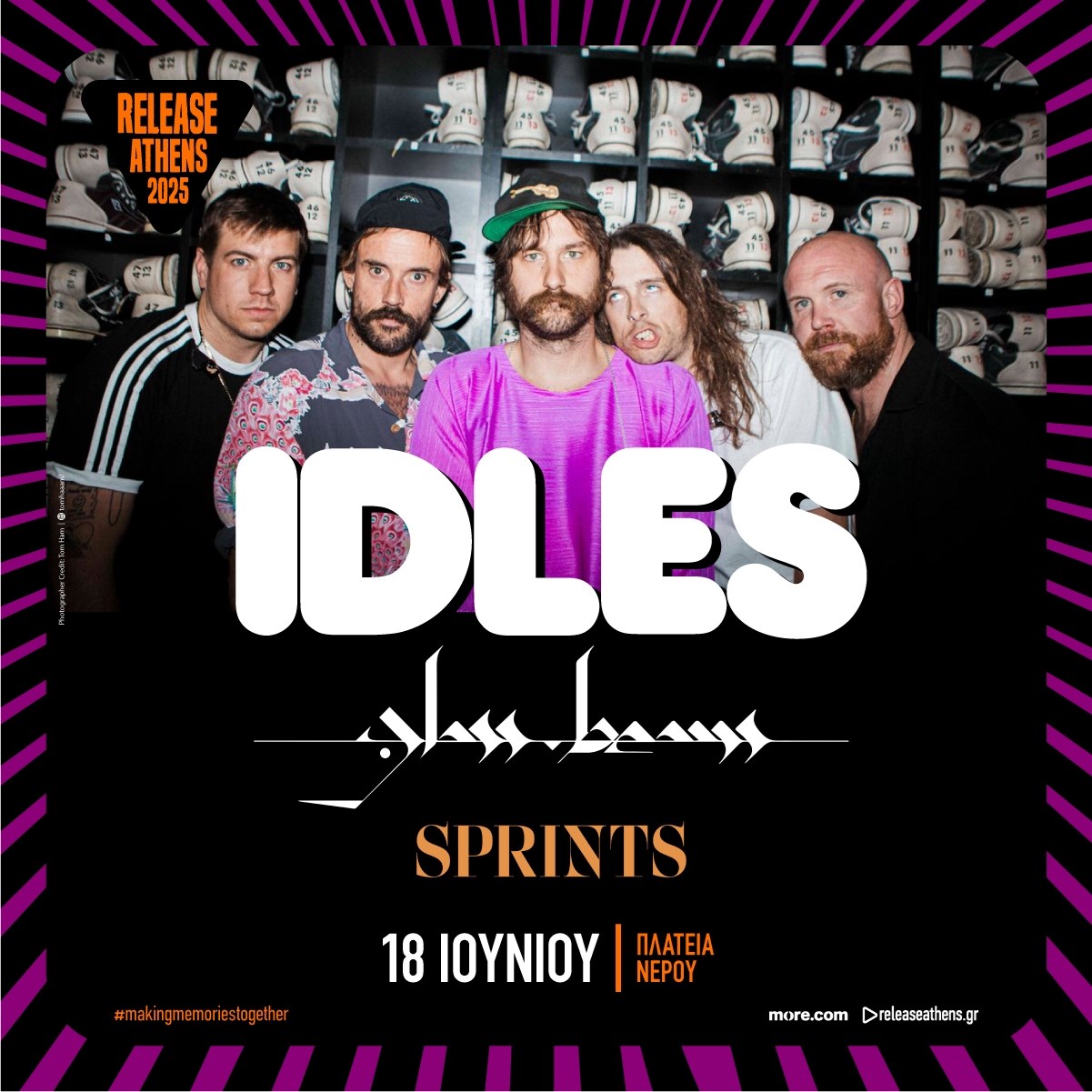 IDLES & Glass Beams & SPRINTS @ Release Athens 2025