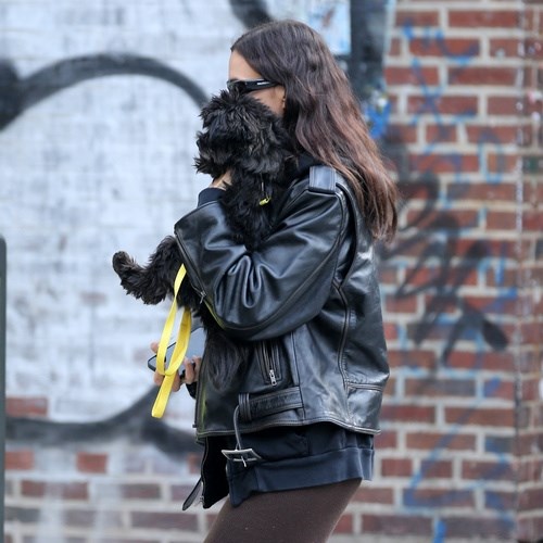 irina shayk and dog