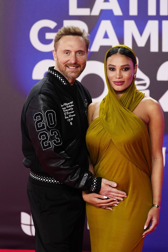 David Guetta Jessica Latin Grammys