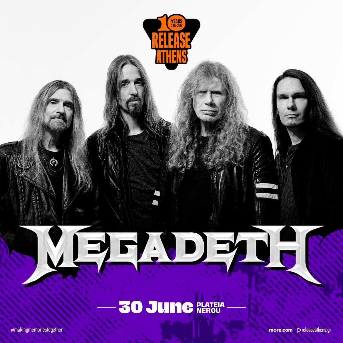Megadeth @ Release Athens 2026