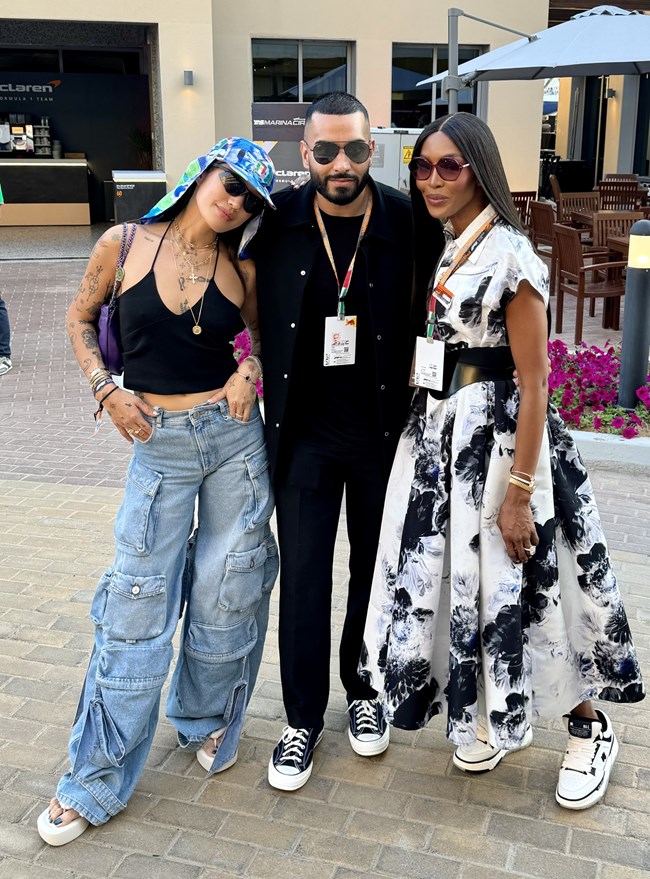 Peggy Gou, Umar Kamani, Naomi Campbell