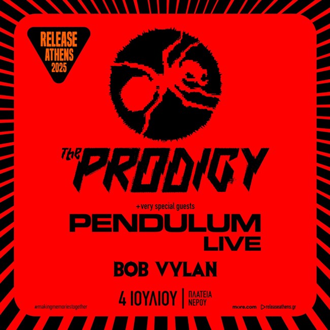The Prodigy, Pendulum & Bob Vylan @ Release Athens 2025