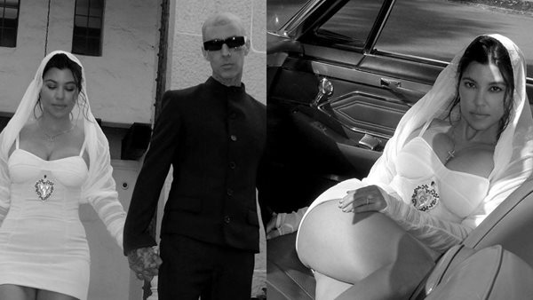 Το wedding look της Kourtney Kardashian μέσα από τη νέα της instagram ανάρτηση