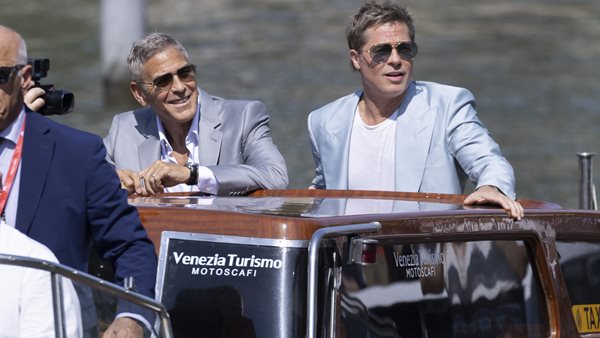 George Clooney και Brad Pitt στο Φεστιβάλ Βενετίας.