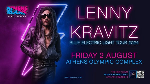 Ξεκίνησε η προπώληση για τη συναυλία του Lenny Kravitz στην Αθήνα