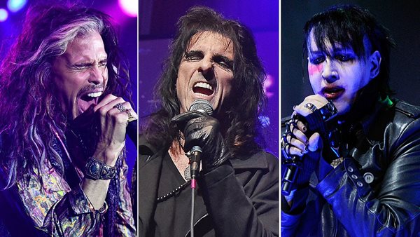 Johnny Depp, Alice Cooper, Steven Tyler και Marilyn Manson στην ίδια σκηνή