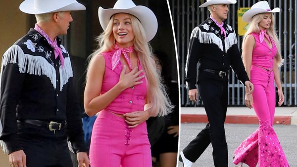 Margot Robbie & Ryan Gosling - Οι νέες φωτογραφίες των πρωταγωνιστών της "Barbie" από τα γυρίσματα της ταινίας