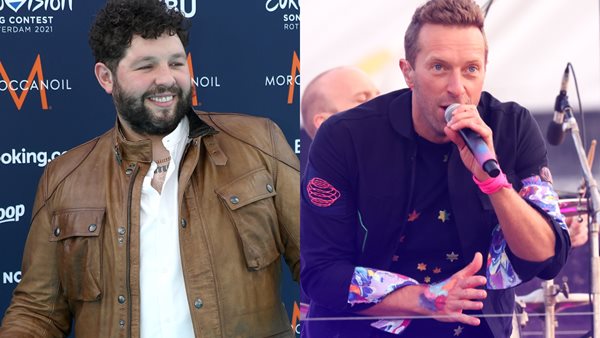 Ο Chris Martin έδωσε support στον James Newman της Eurovision