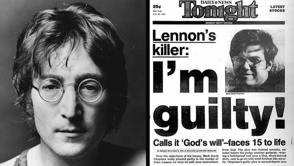 #RockThisDay - 22 Ιουνίου: Ο Mark Chapman δηλώνει ένοχος για την δολοφονία του John Lennon των Beatles
