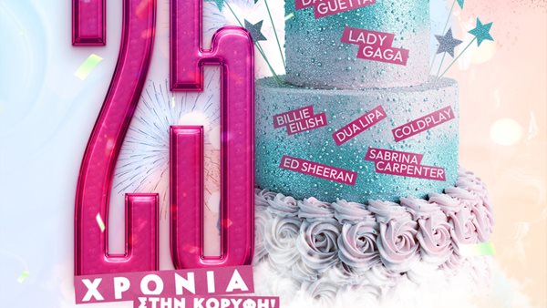 Ο 95.2 Athens DeeJay έχει γενέθλια! Τα γιορτάζει μαζί σας!