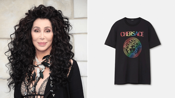 Cher - Συνεργάζεται με τον οίκο Versace για τον Μήνα Υπερηφάνειας