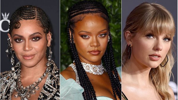 Forbes - Rihanna, Beyoncé & Taylor Swift είναι ανάμεσα στις ισχυρότερες γυναίκες του πλανήτη