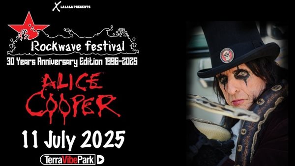 Ο Alice Cooper στο Rockwave Festival 2025