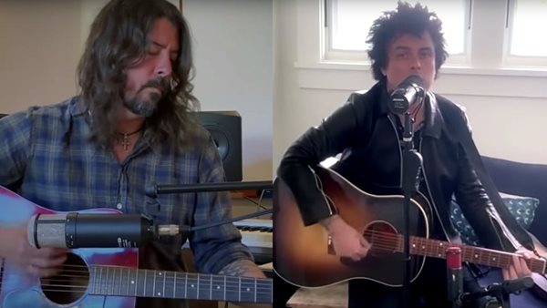 Dave Grohl & Billie Joe Armstrong σε live concerts από το σπίτι τους