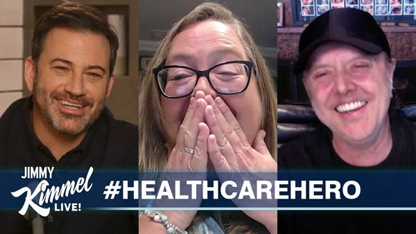 Η έκπληξη του Lars Ulrich σε νοσοκόμα που μάχεται κατά του Covid-19