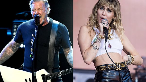 Metallica: "Η Miley Cyrus ανήκει στη ροκ"