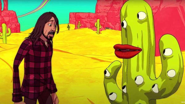 Ο Dave Grohl και η παρέα του στο ψυχεδελικό και animated "Chasing Birds"