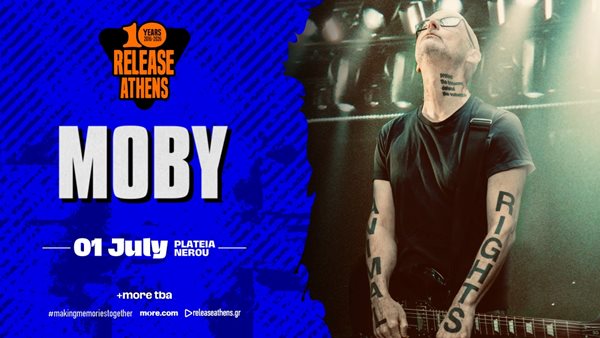 Ο Moby στο Release Athens 2026