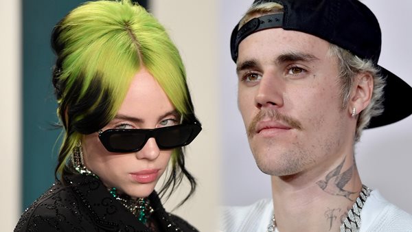 Billboard: Billie Eilish και Justin Bieber οδεύουν προς την κορυφή