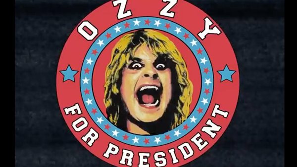 Κυκλοφορεί εμπόρευμα με το σλόγκαν "Ozzy For President"