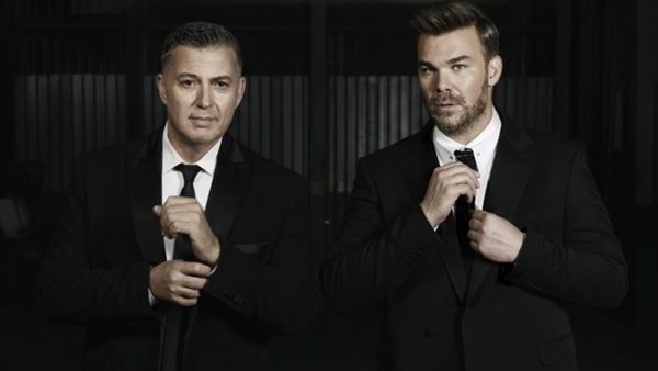 Γιώργος Σαμπάνης στο Βοτανικό με το Νίκο Μακρόπουλο.