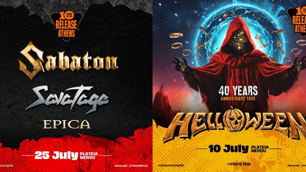 Οι Helloween και οι Sabaton στο Release Athens 2026
