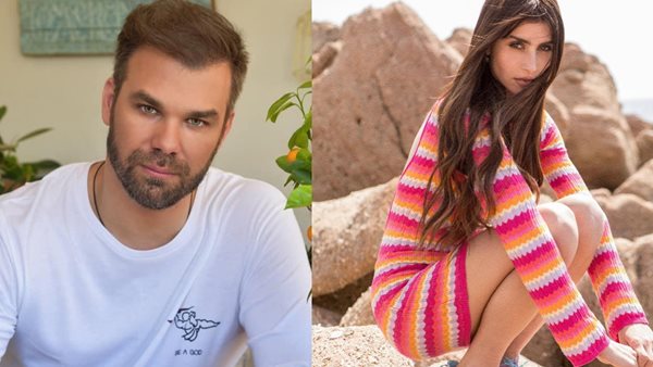 Γιώργος Σαμπάνης και Ιωάννα Σαρρή ποζάρουν αγκαλιά