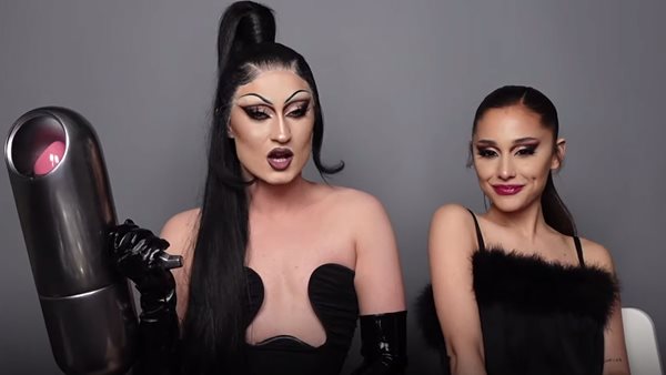 Η Ariana Grande σε ένα επικό R.E.M. Beauty Video με την Gottmik