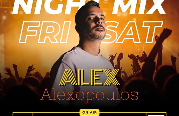 Nightmix στον Λάμψη 92,3 με τον Αλέξη Αλεξόπουλο!