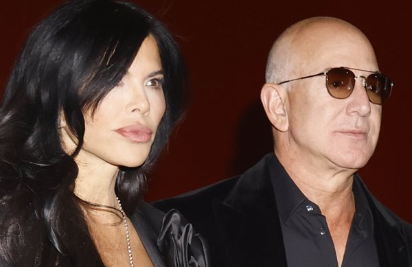 Jeff Bezos με την σύντροφο του Lauren Sanchez στο Μιλάνο